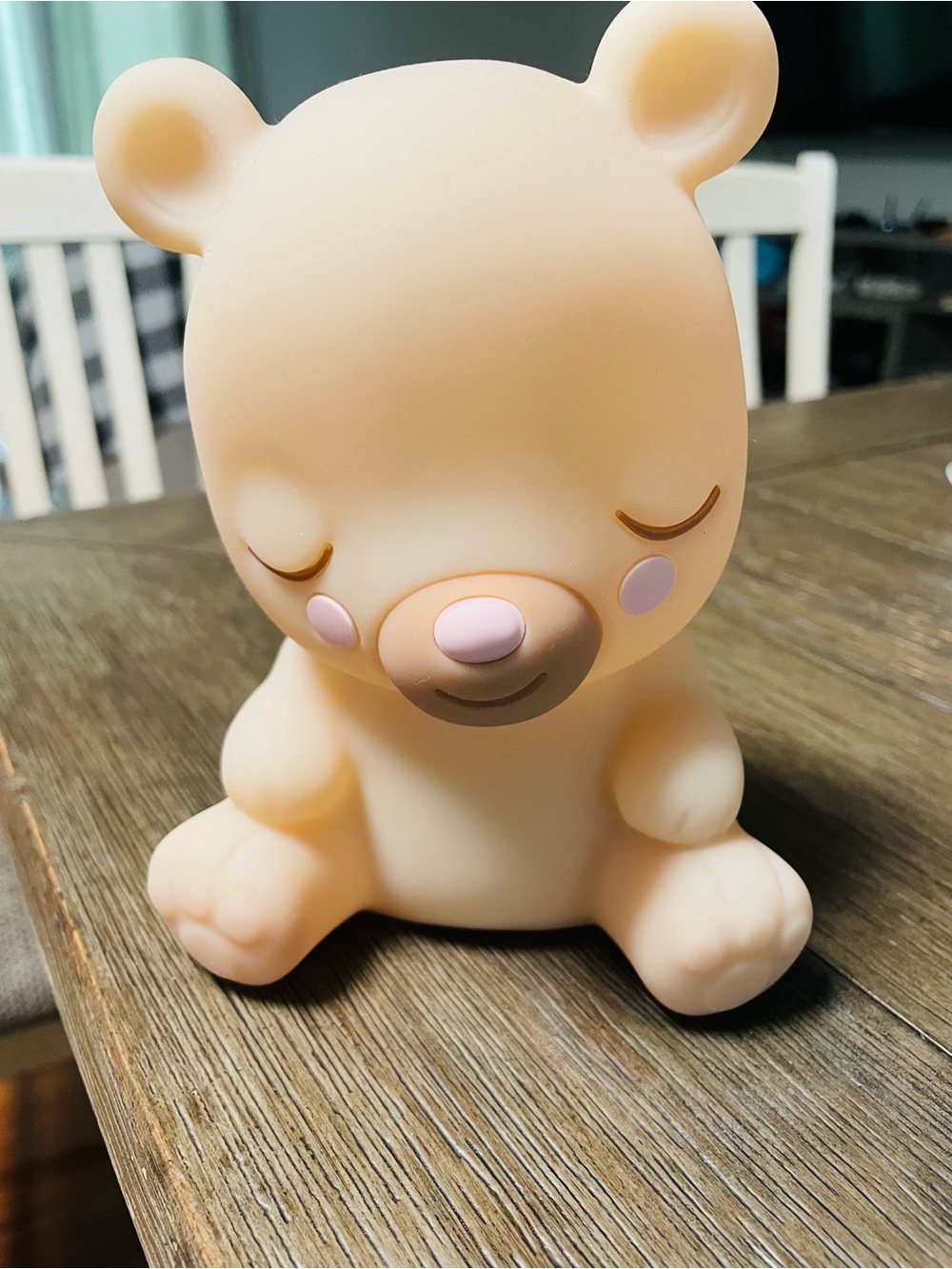 Tonies Bear Night Light | Soft Silicone Nursery Light